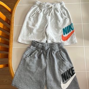 2 pair of Nike sweat shorts